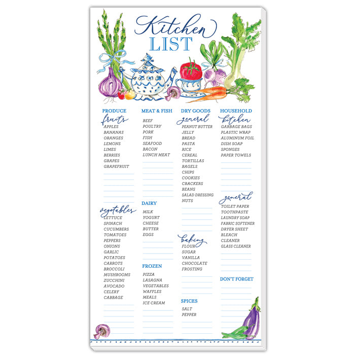 Rosanne Beck Kitchen List Long Pad