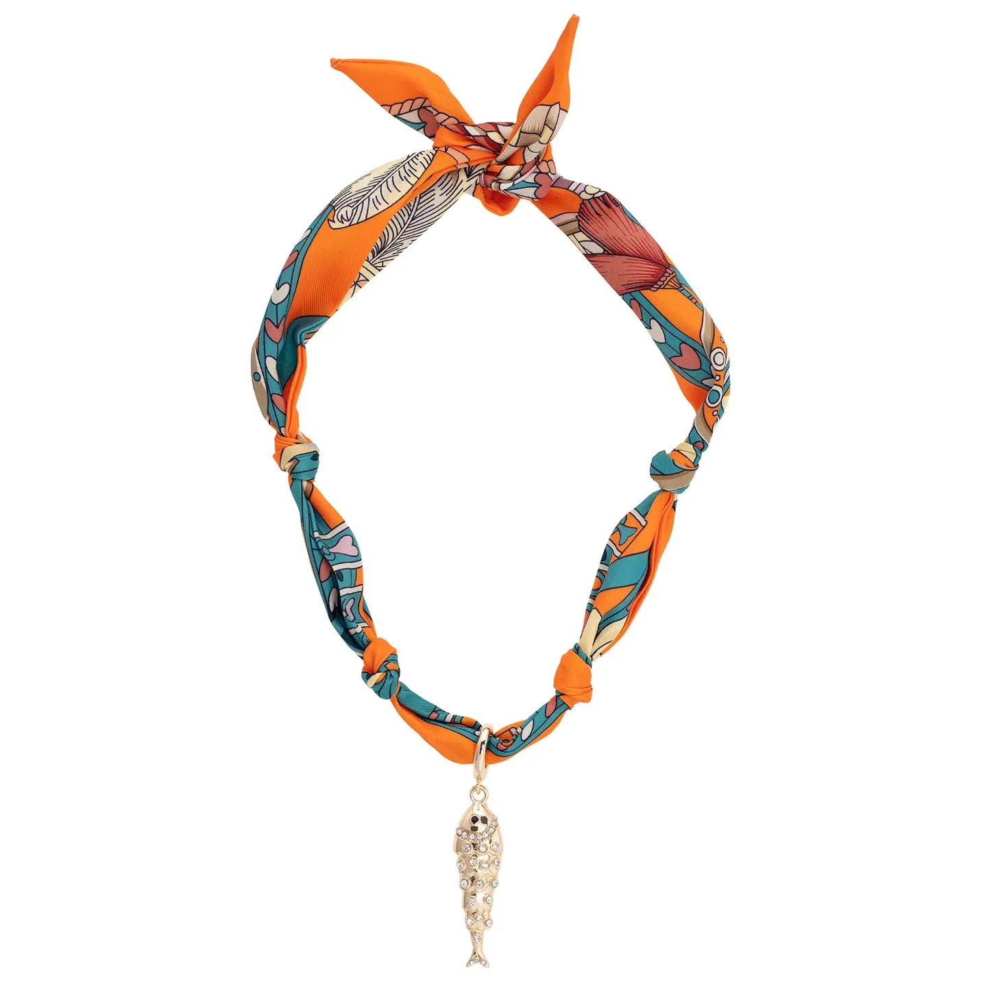 Scarf Charm Necklace