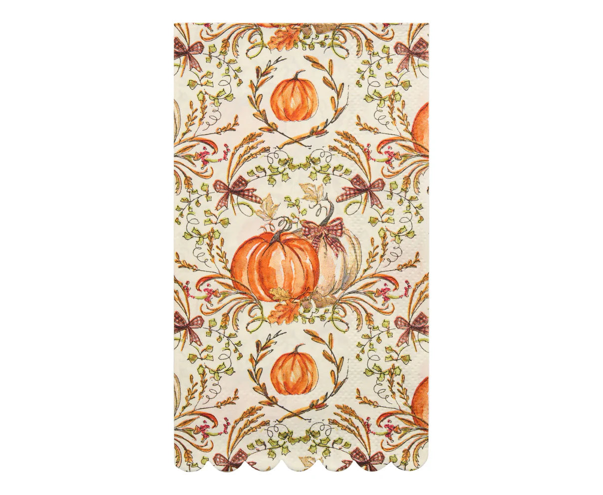 Turkey & Gourds Guest Towels/20pk