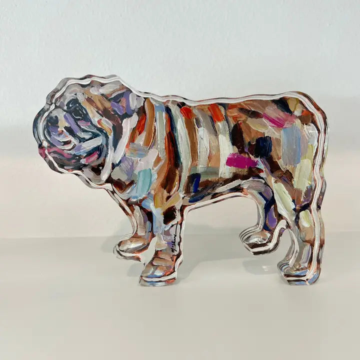 "Bulldog Abstract" Acrylic