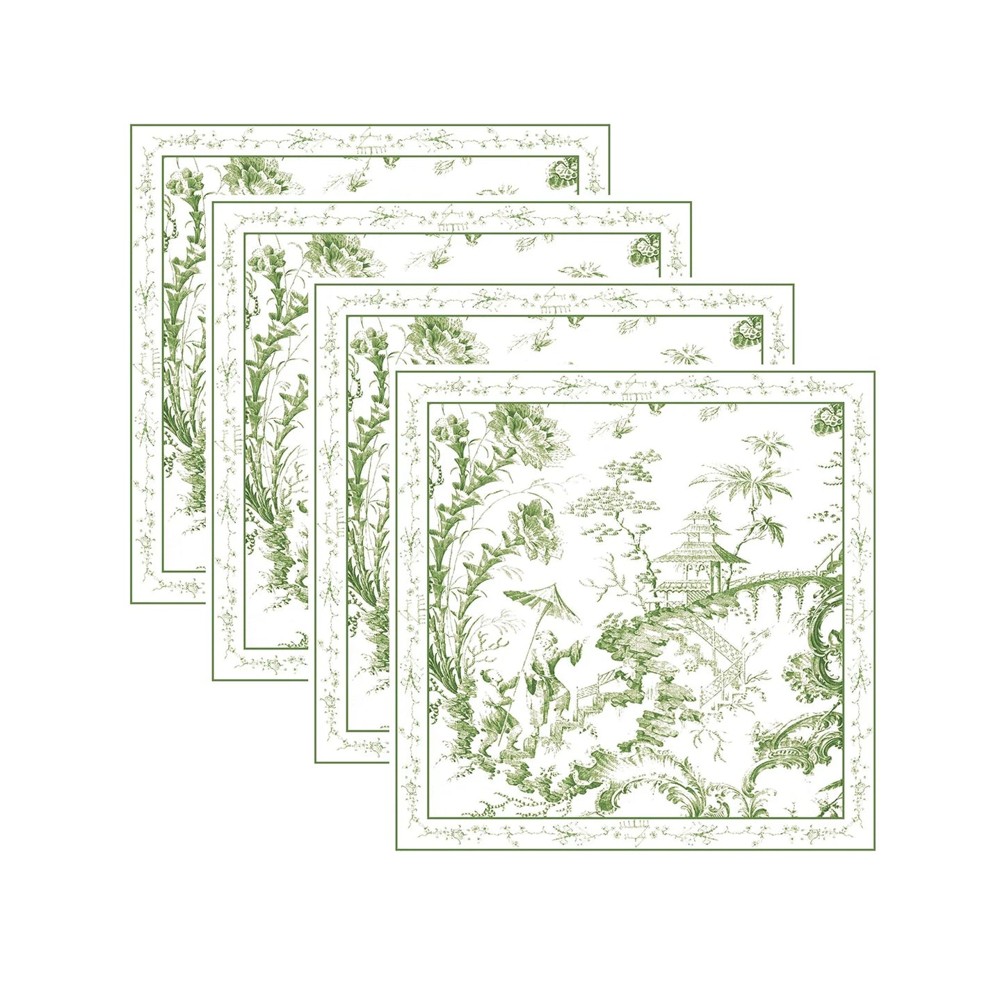 LINENS Chinoiserie Napkins 20 x 20 Set of 4 - Beatriz Ball