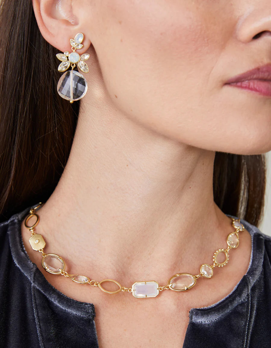 Lagoon Necklace Crystal