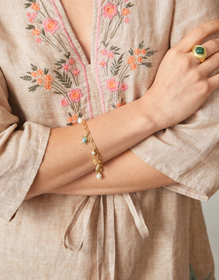 Ashore Bracelet Pearl/Sea Foam