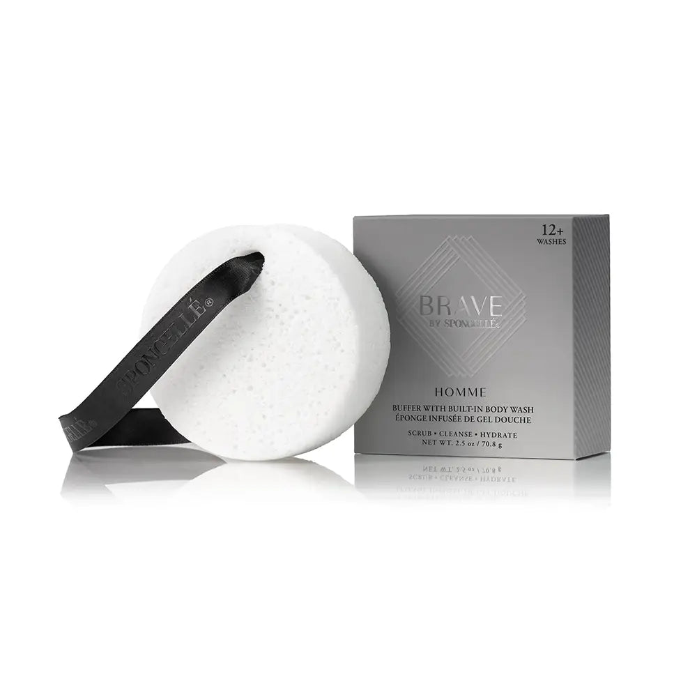 Spongelle 12+ Men's Mini Buffer | Men's Homme Collection