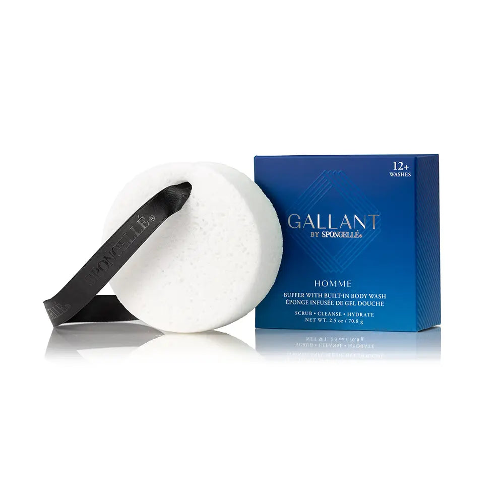 Spongelle 12+ Men's Mini Buffer | Men's Homme Collection