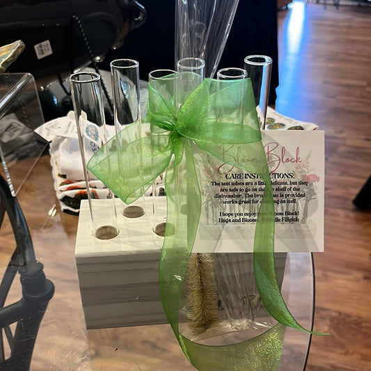 Bloom Blocks with vases