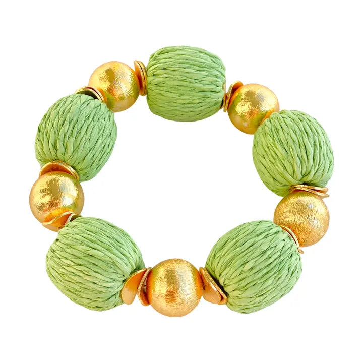 Candace Bracelet with Raffia