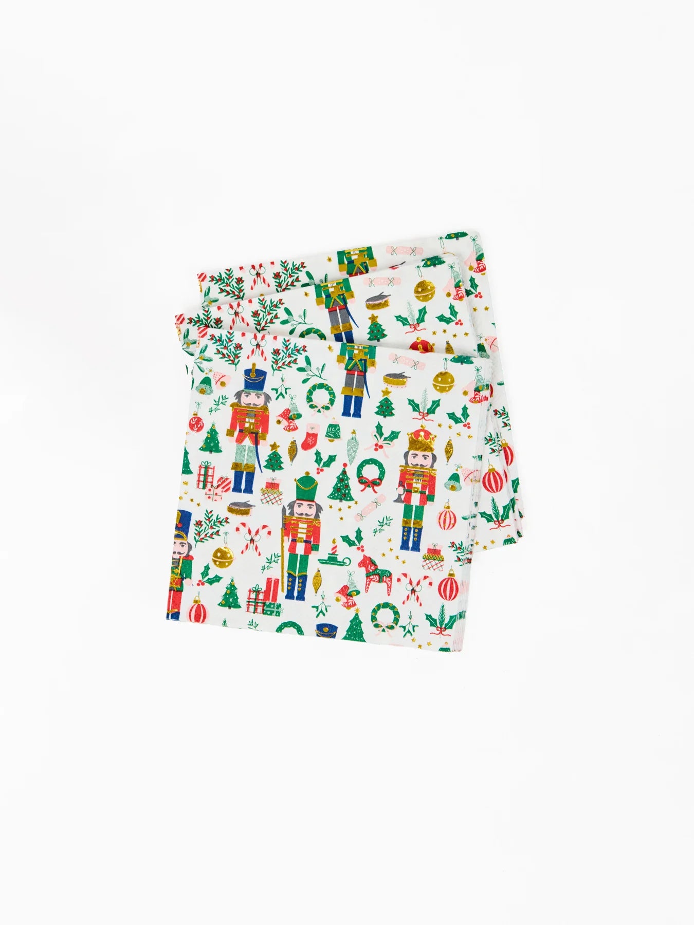 Cocktail Napkins | Traditional Nutcracker