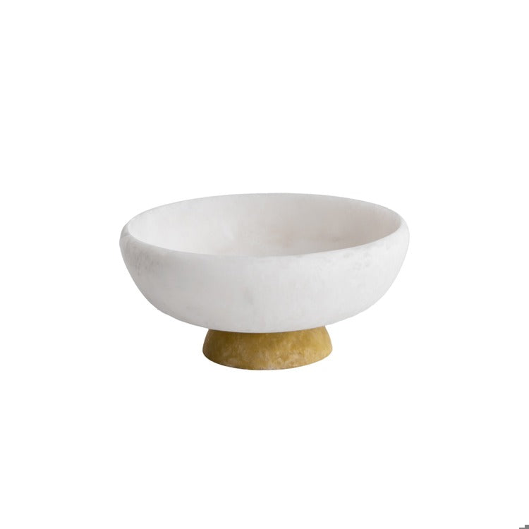 BB RESIN Sorbert Medium Round Bowl with Base