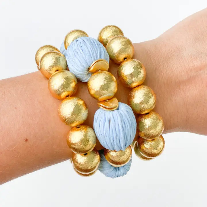 Candace Bracelet with Raffia