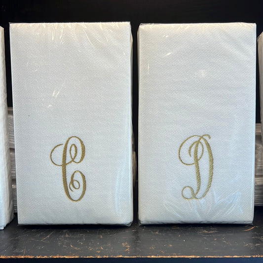 Linun Guest Towels - Gold Antoinette