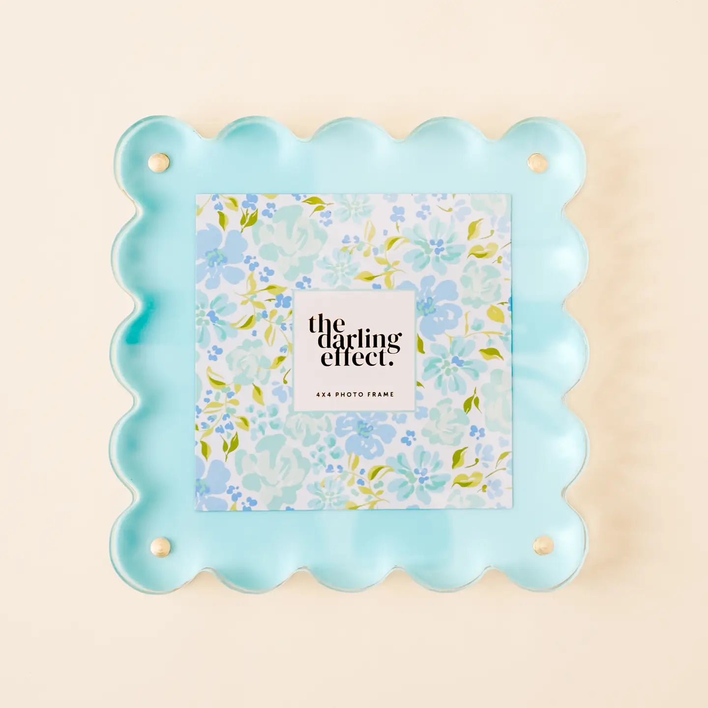 Square Scalloped Acrylic Frame