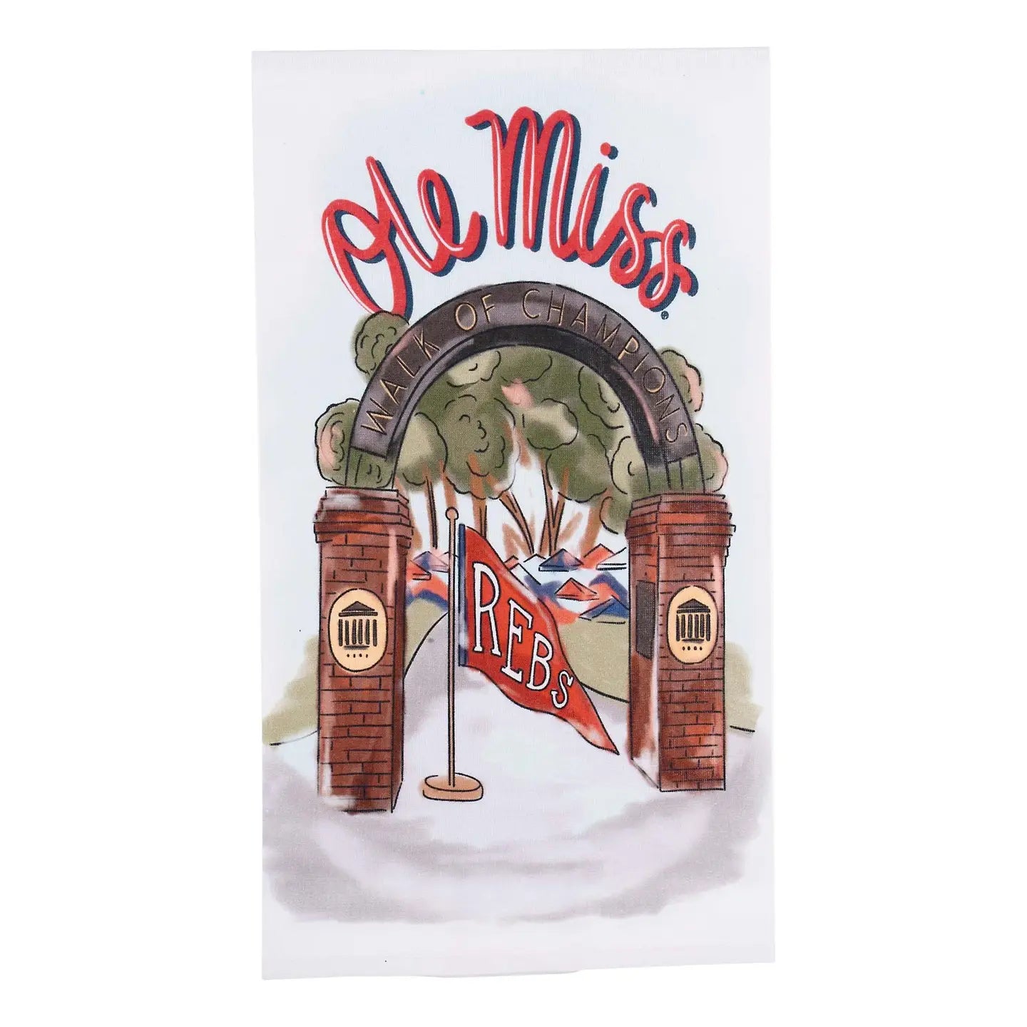 Ole Miss Mascot Tea Towel