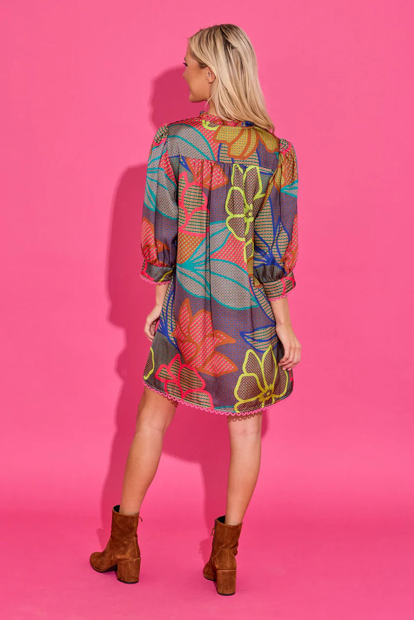 Lori Dress - Geo Floral