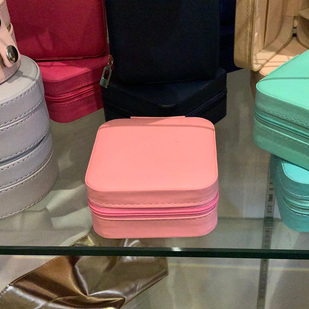 Square Zippered Jewelry Case