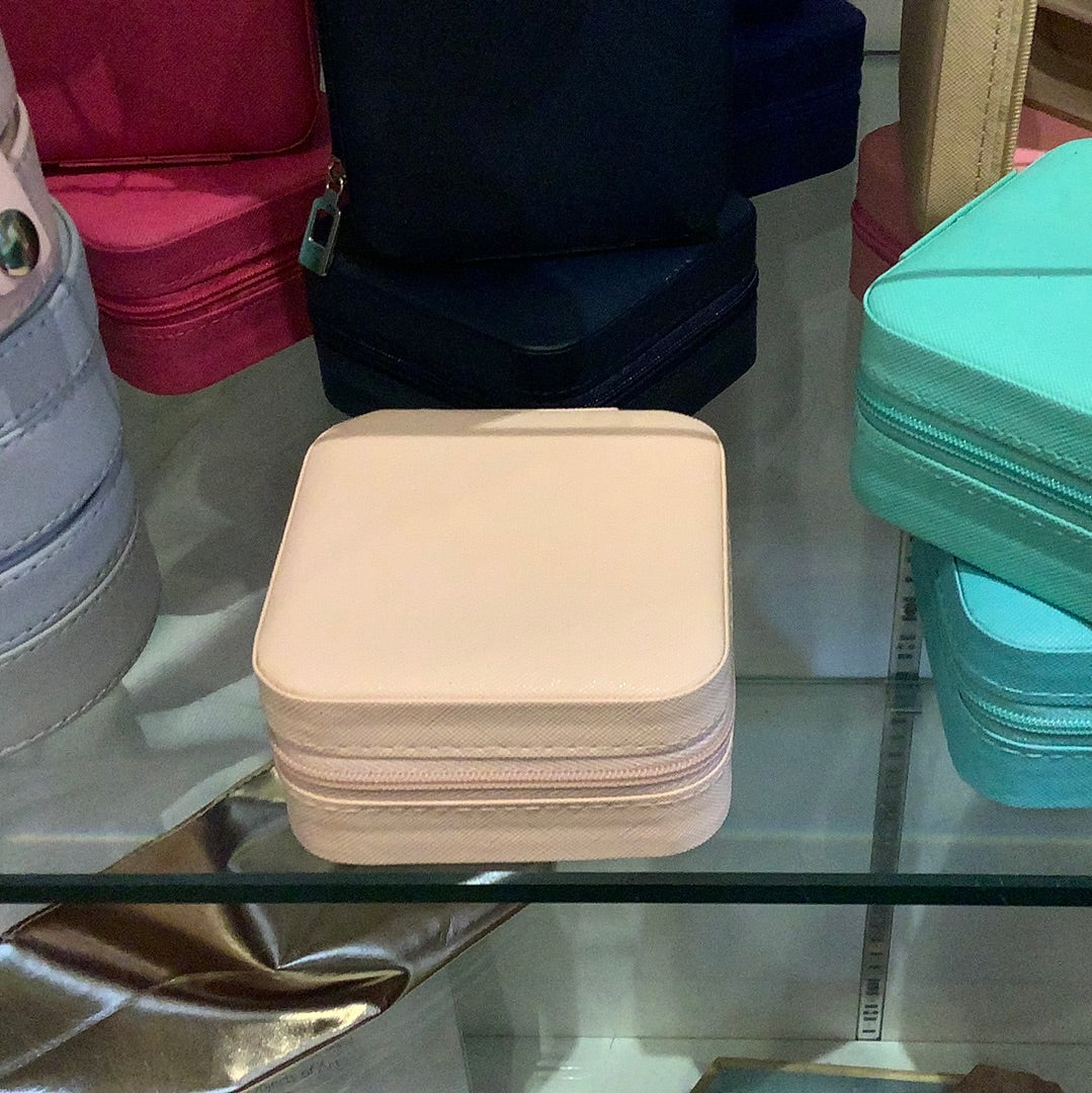 Square Zippered Jewelry Case