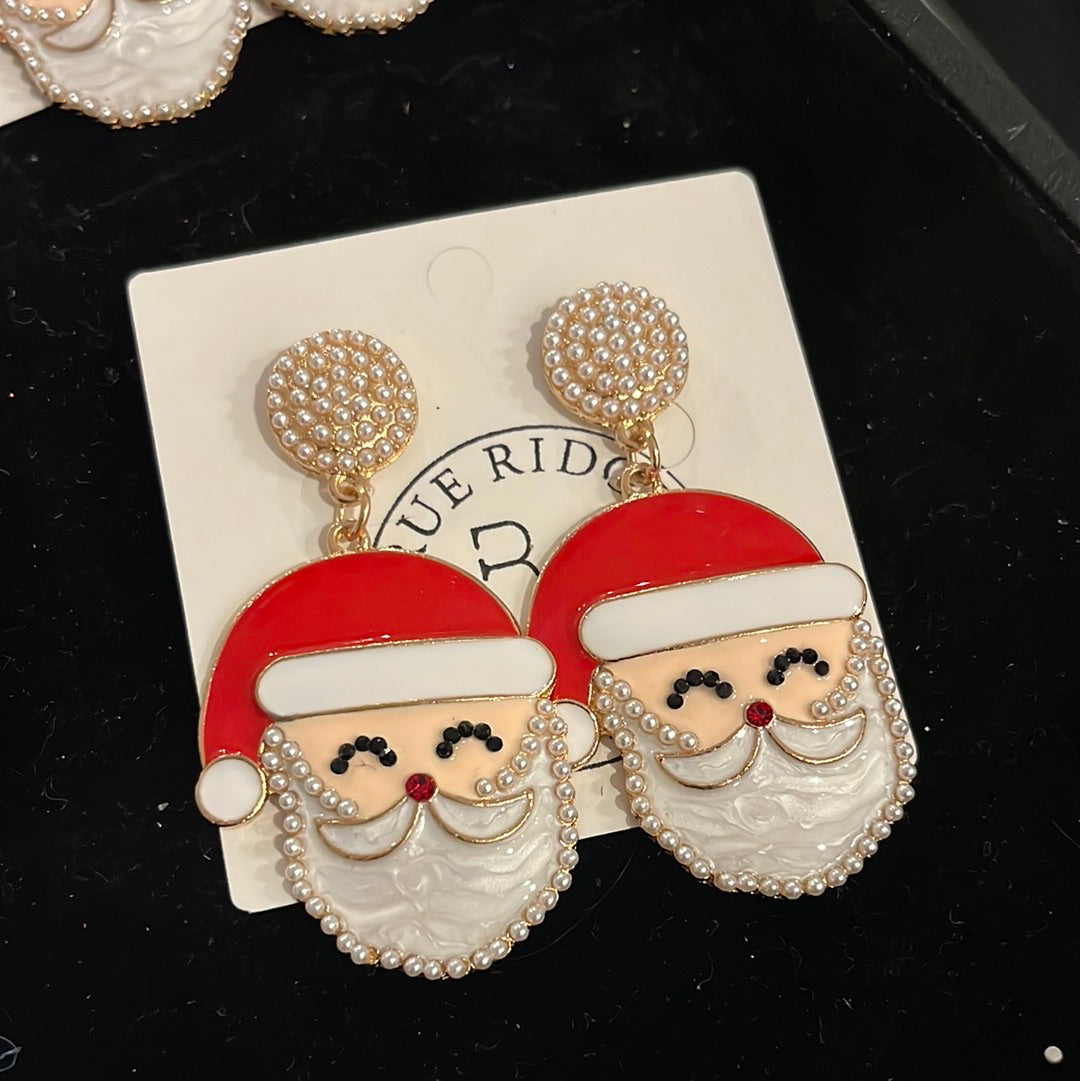 Christmas Earring Assorted Jeweled