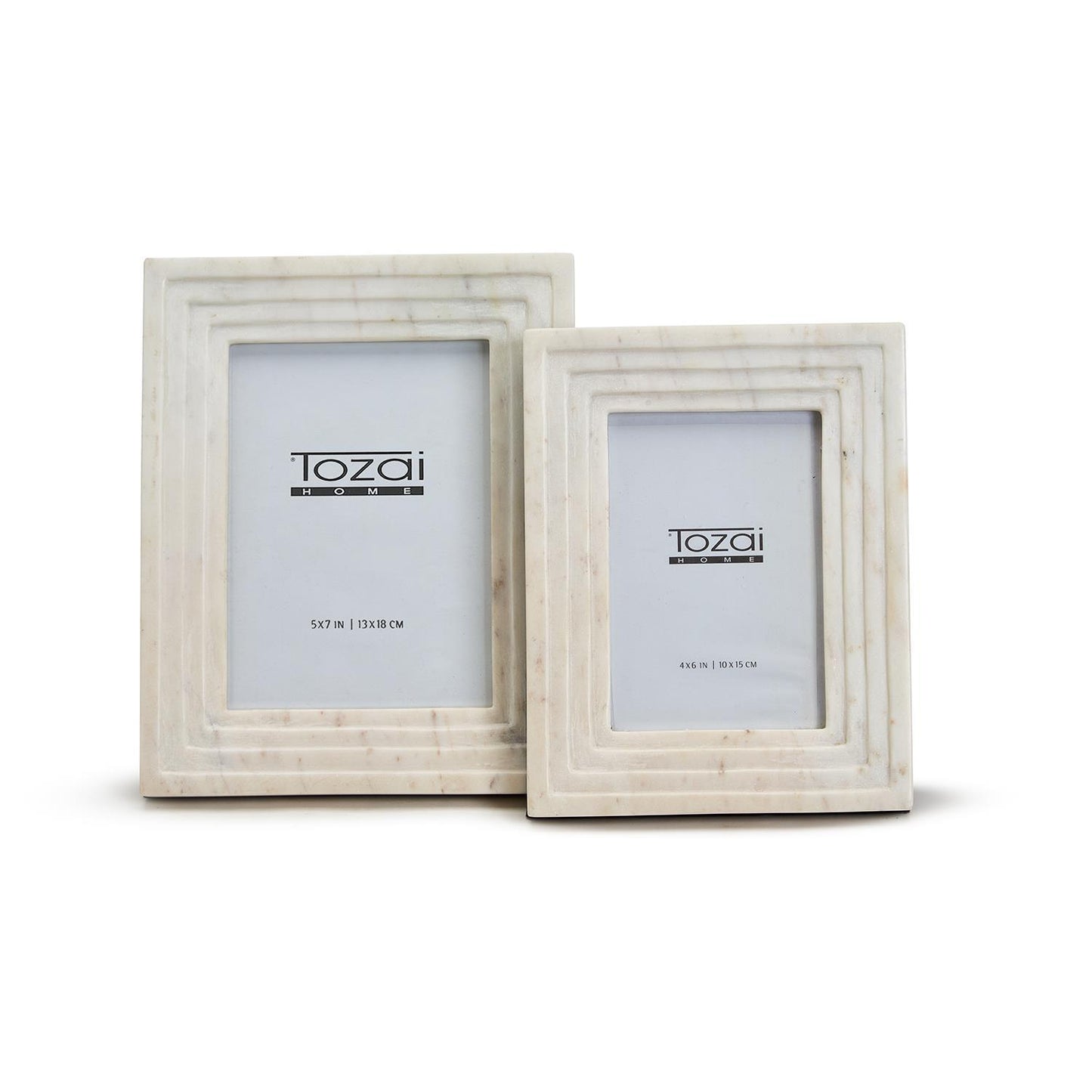 Scala Santa White Marble Photo Frame