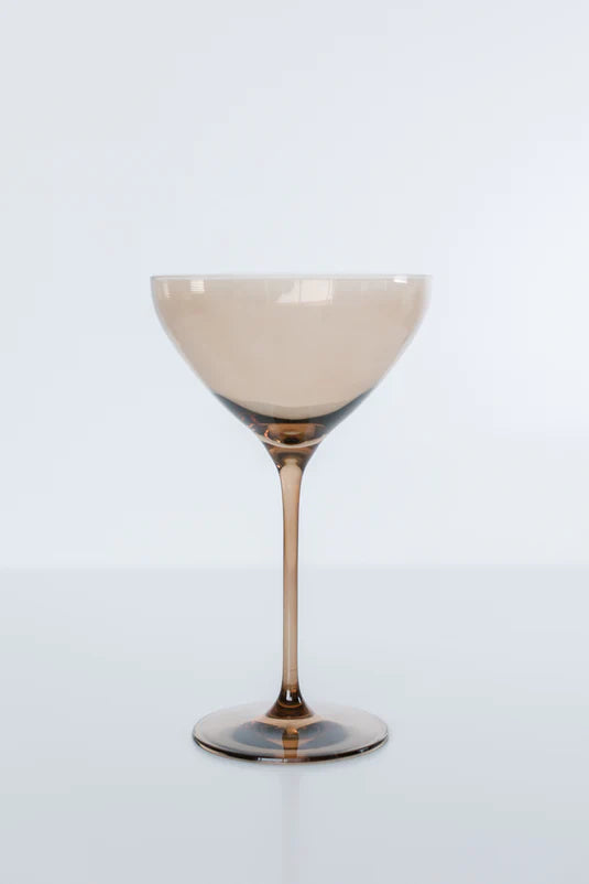 ESTELLE COLORED MARTINI GLASS