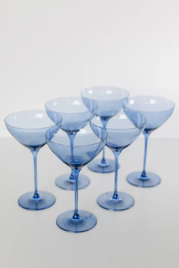 ESTELLE COLORED MARTINI GLASS