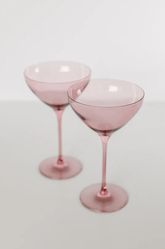 ESTELLE COLORED MARTINI GLASS
