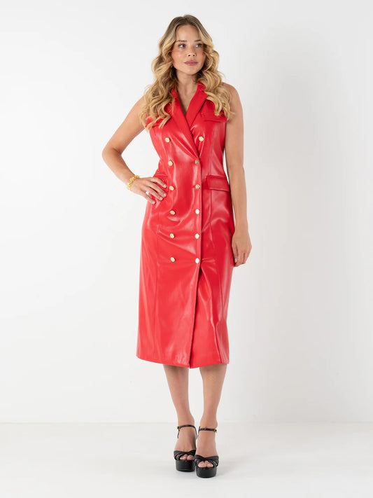 Kelly Dress - High Risk Red