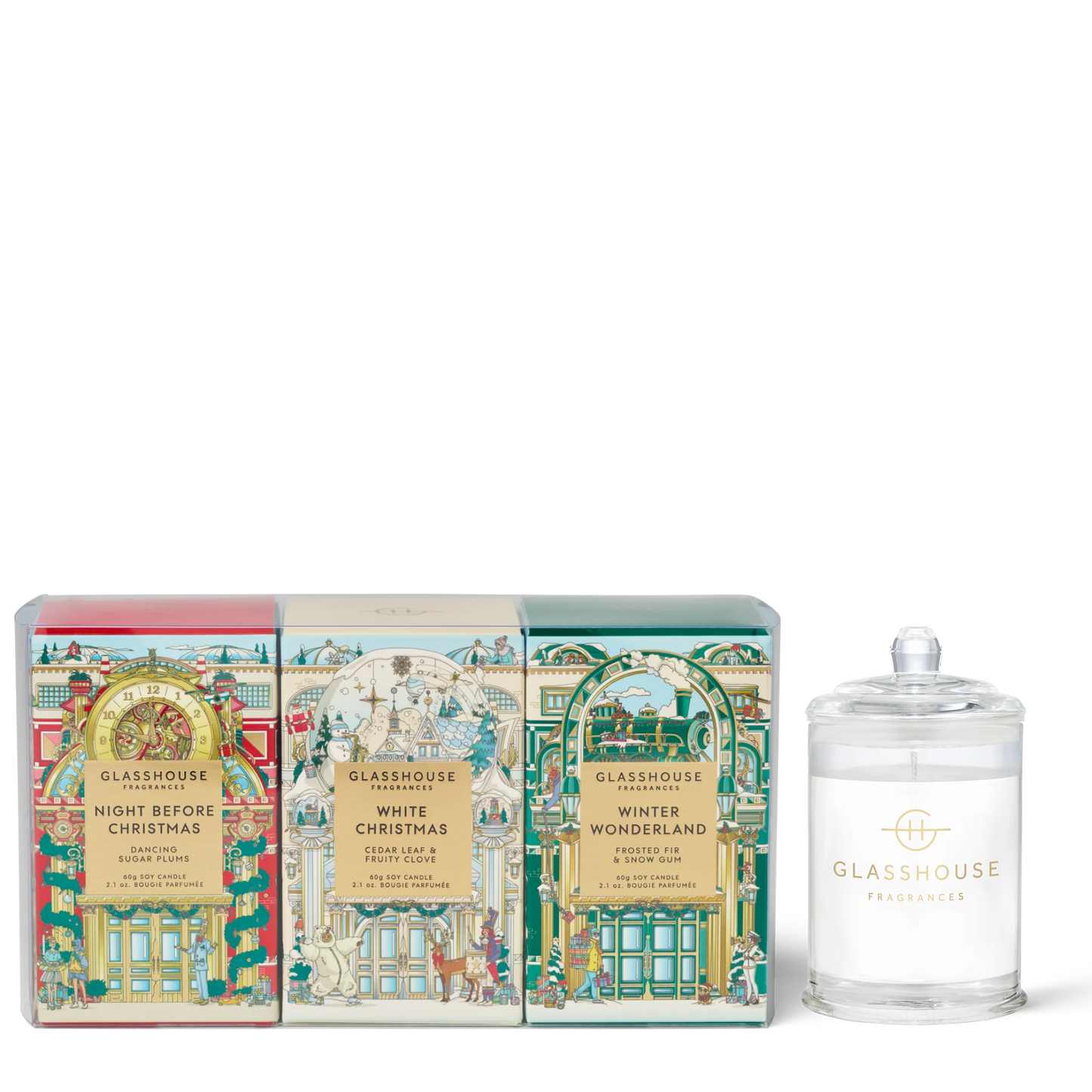 Glasshouse Christmas Trio