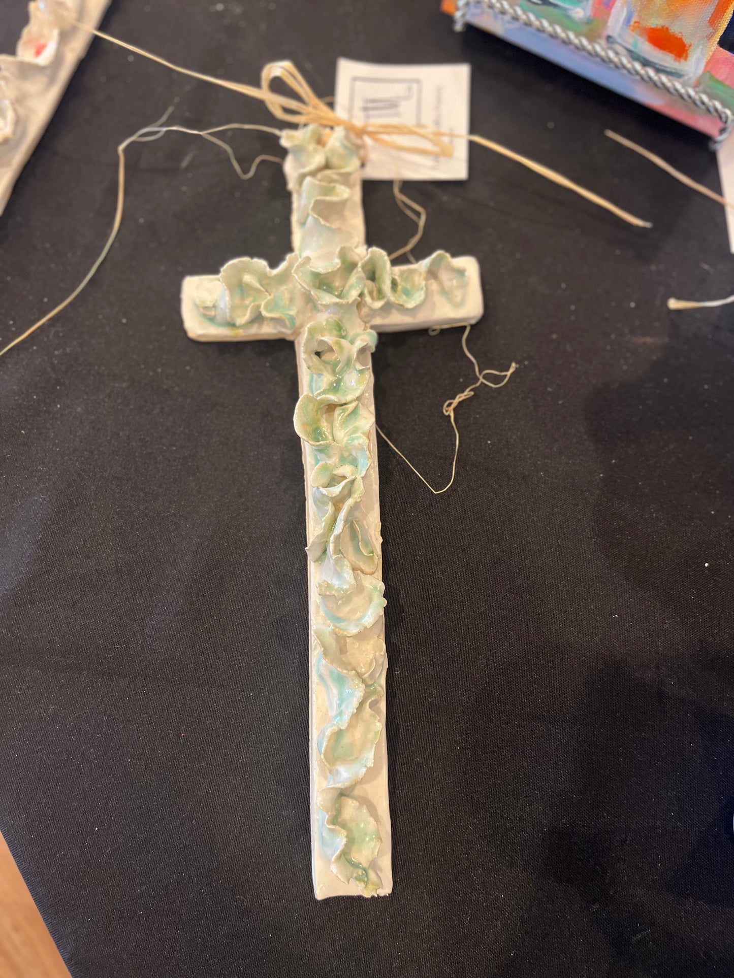 Tehle McGuffee #25004 Cross Green Sea Ribbon