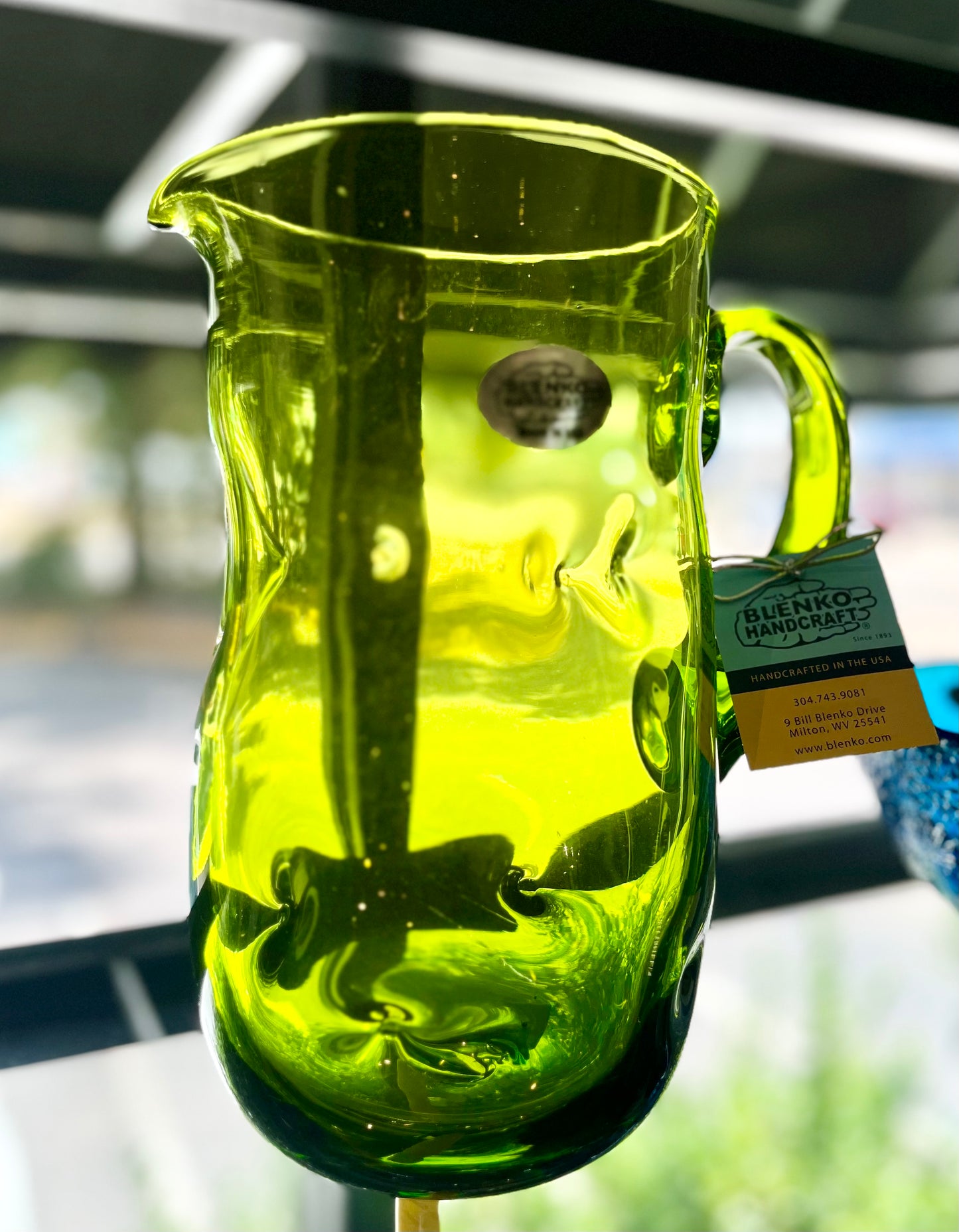 Blenko Dimple Pitcher