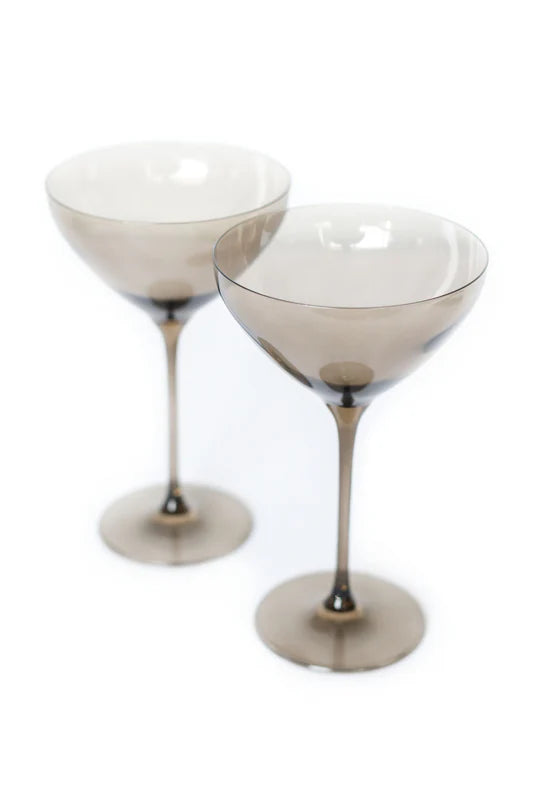 ESTELLE COLORED MARTINI GLASS