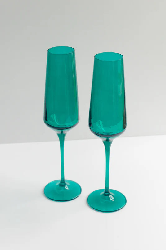 ESTELLE COLORED CHAMPAGNE FLUTE