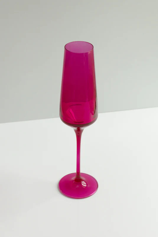 ESTELLE COLORED CHAMPAGNE FLUTE