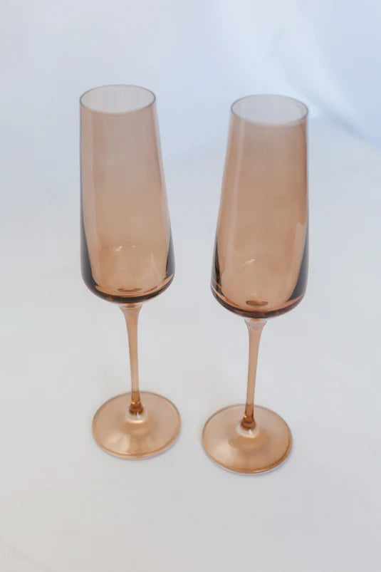 ESTELLE COLORED CHAMPAGNE FLUTE