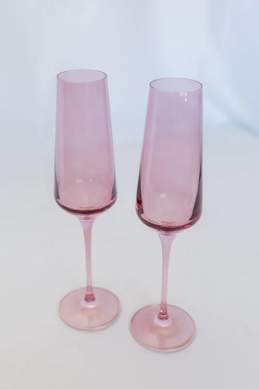 ESTELLE COLORED CHAMPAGNE FLUTE