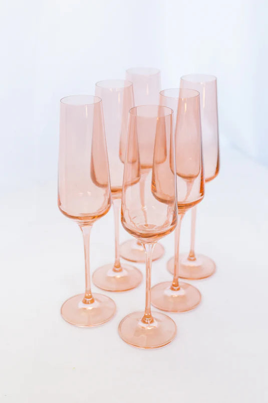 ESTELLE COLORED CHAMPAGNE FLUTE
