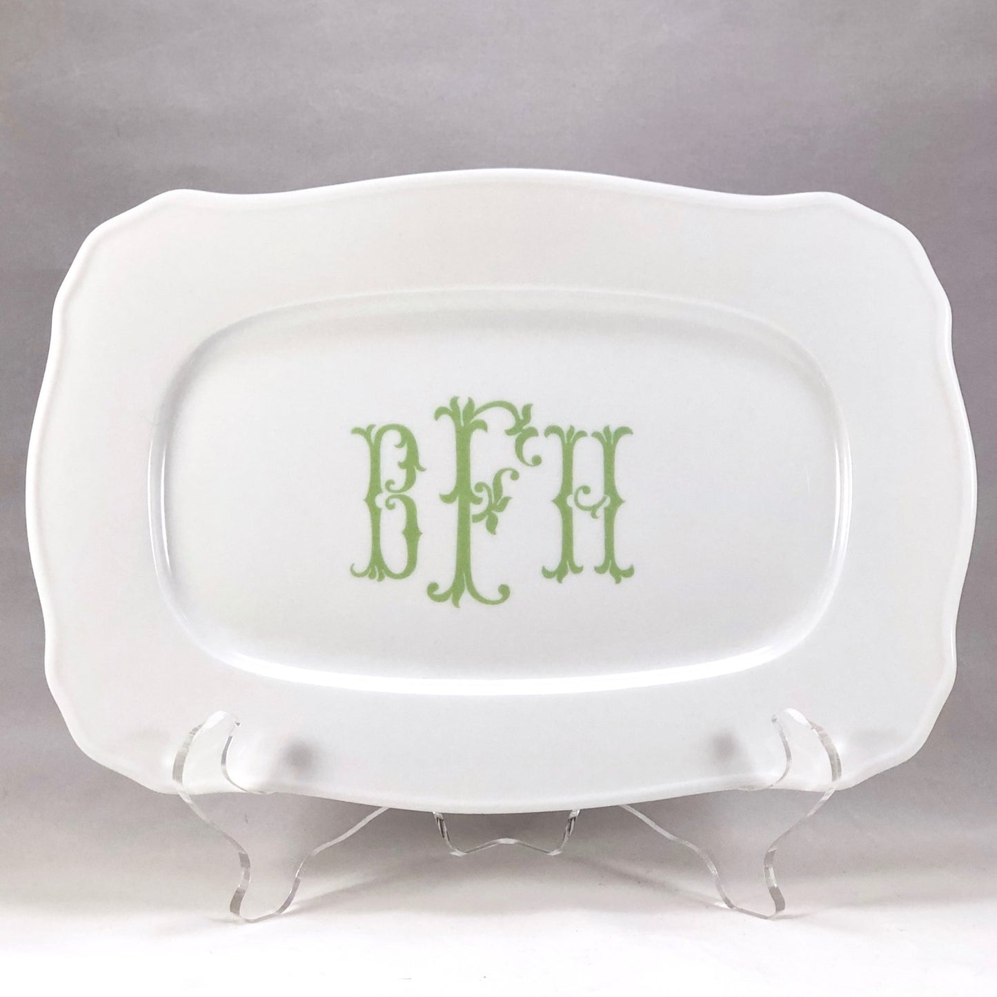 HP Rectangular Scrolled Platter