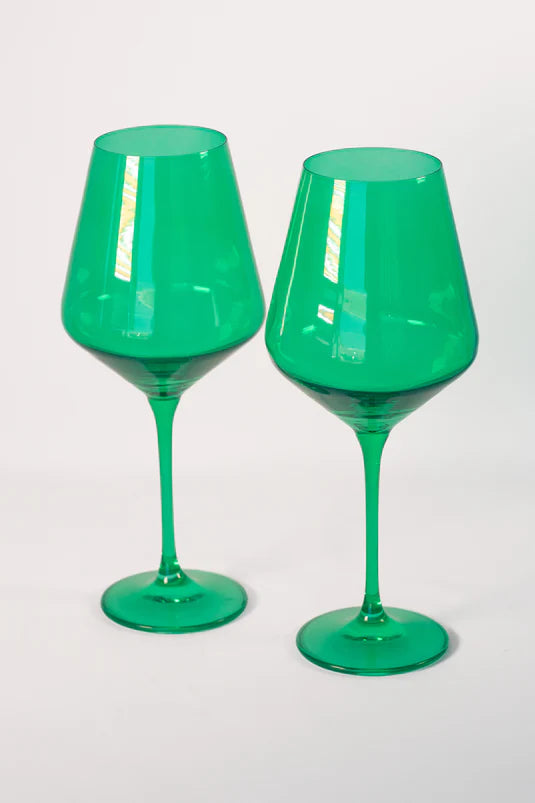 ESTELLE COLORED WINE STEMWARE