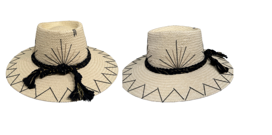 Anna Hat - Black Braid