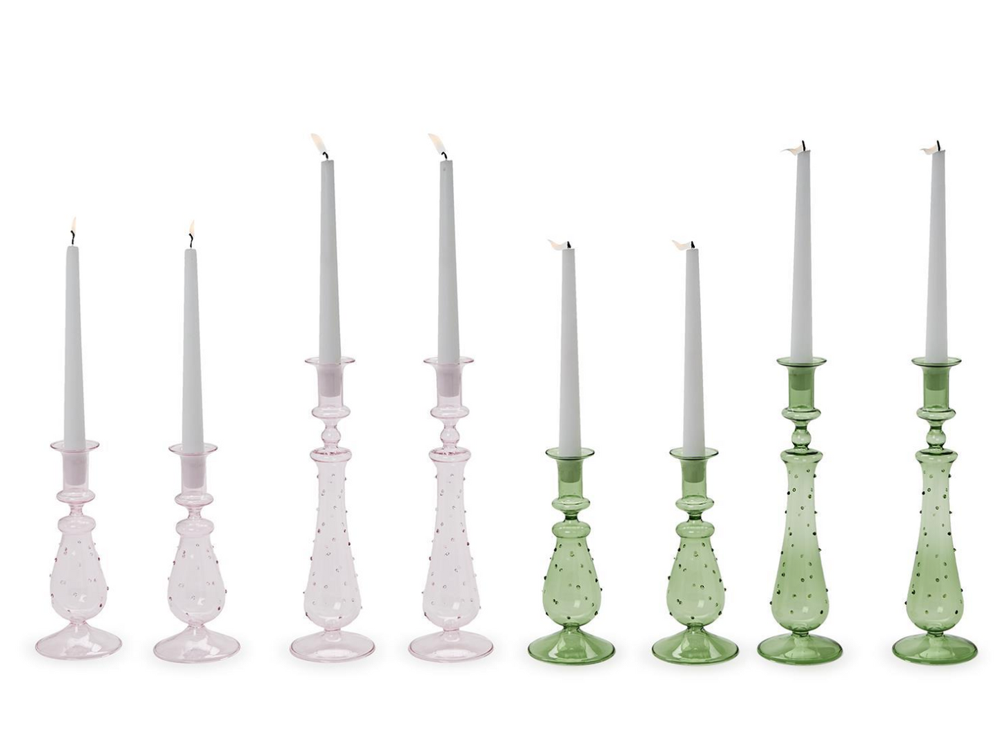 Verre Hand-Crafted Taper Candle Holders