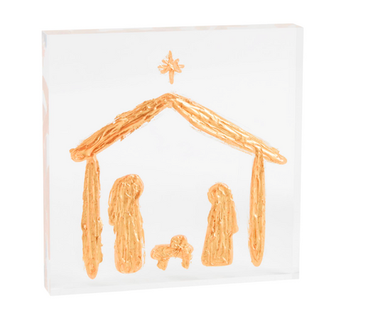 Acrylic Nativity Plaque