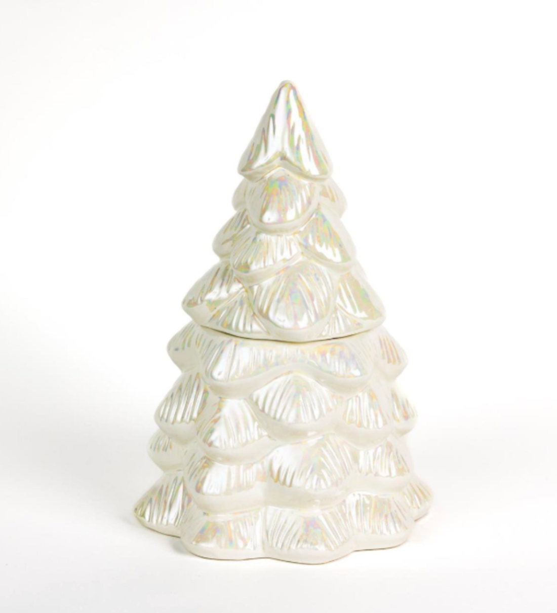 Sweet Grace Collection #070 White Iridescent Christmas Tree