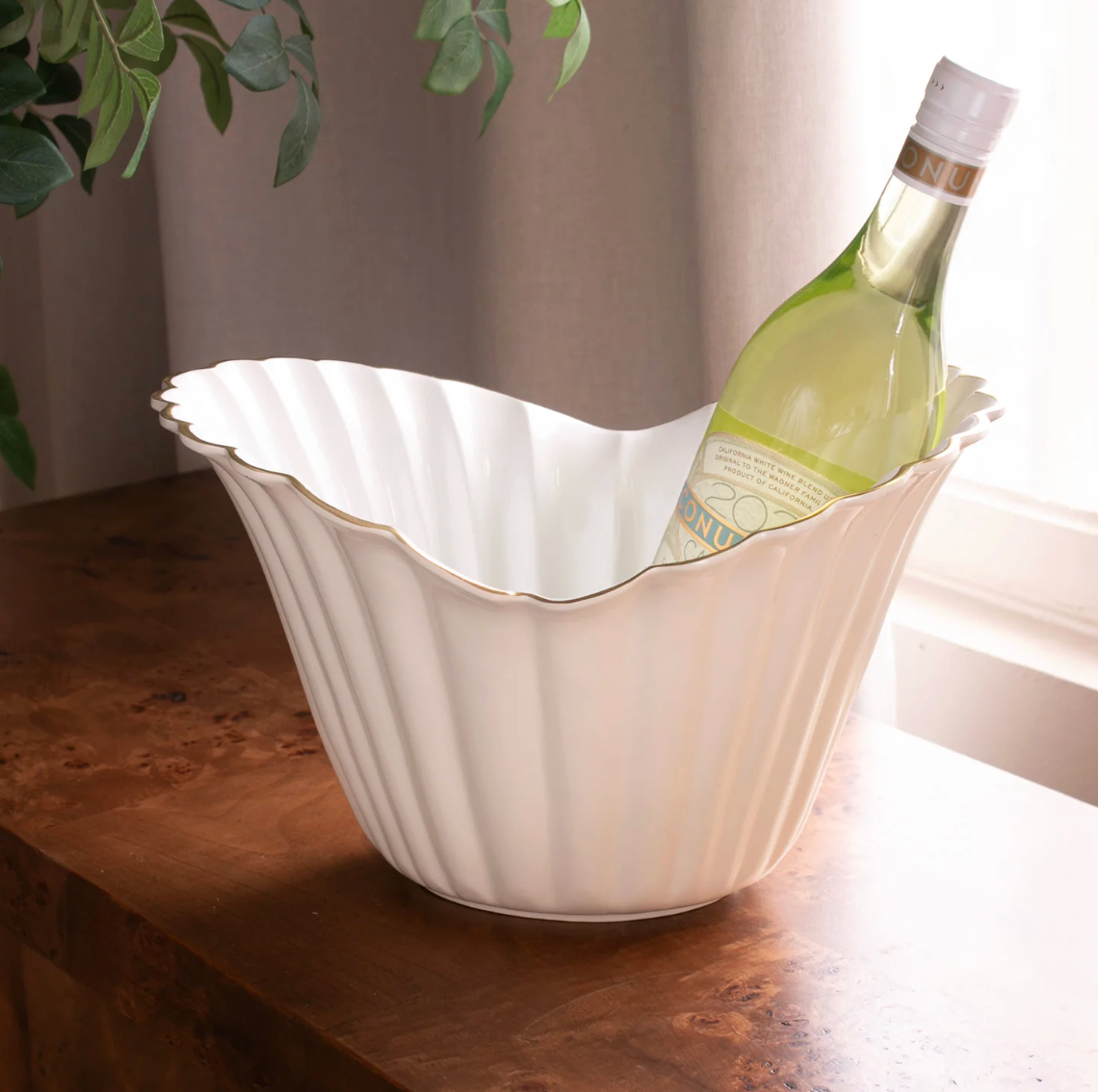 BB ENCANTO Vienna Large Ice Bucket Cream and White