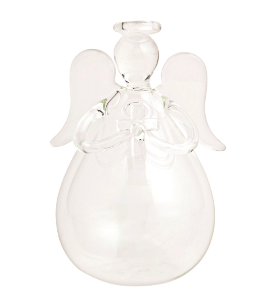 Glass Angel Bud Vases