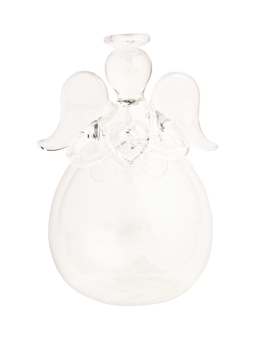 Glass Angel Bud Vases