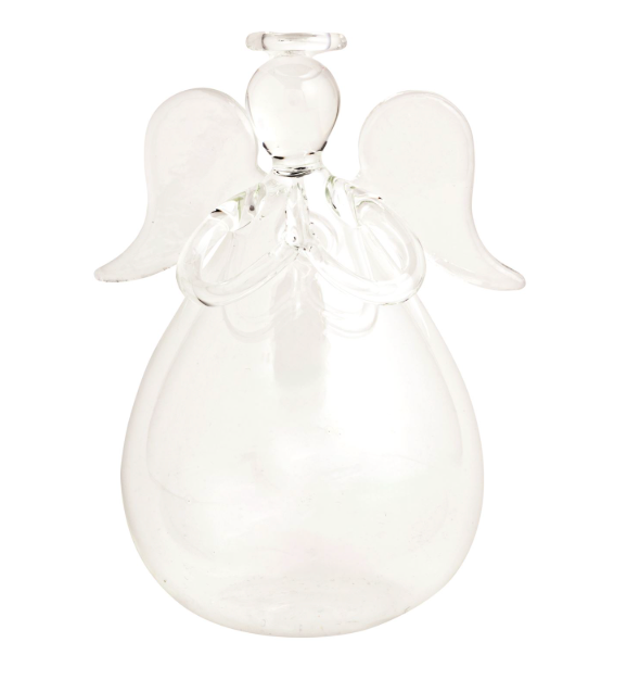 Glass Angel Bud Vases