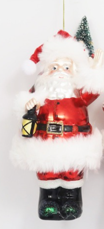 Oversized Santa Ornaments