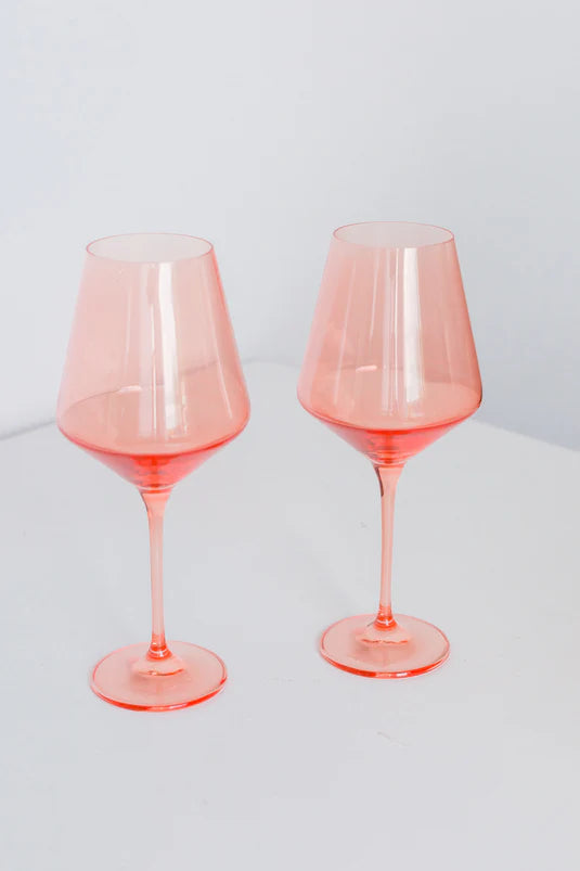 ESTELLE COLORED WINE STEMWARE