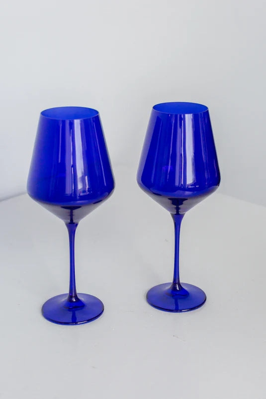 ESTELLE COLORED WINE STEMWARE