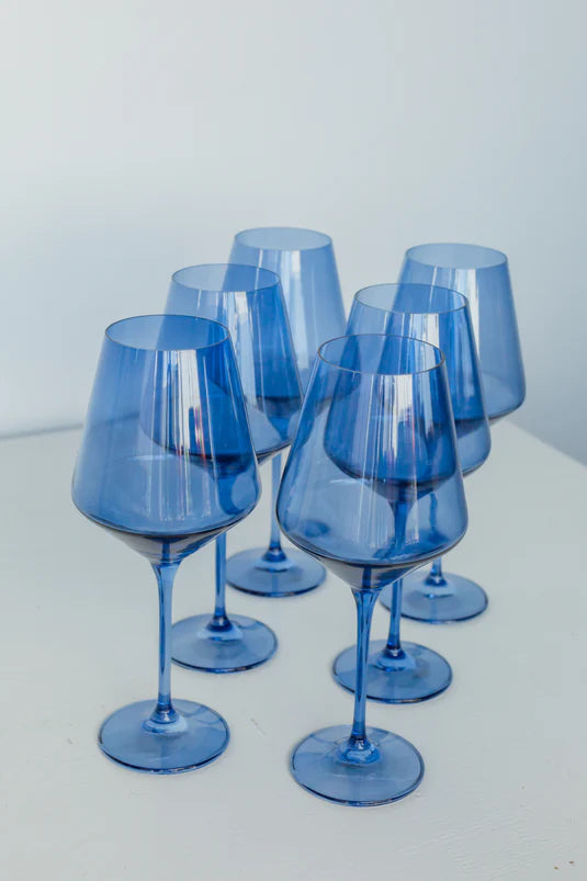 ESTELLE COLORED WINE STEMWARE