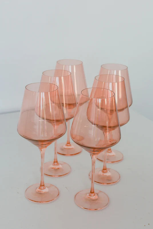ESTELLE COLORED WINE STEMWARE